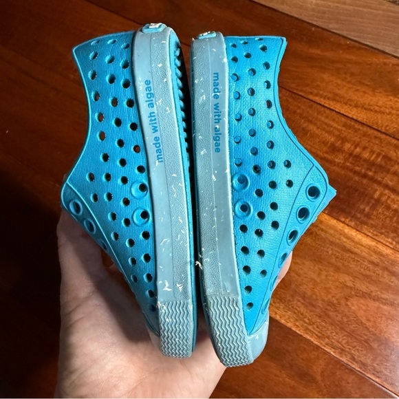 Native Blue Perforated Slip-On Shoes - Picture 5 of 8